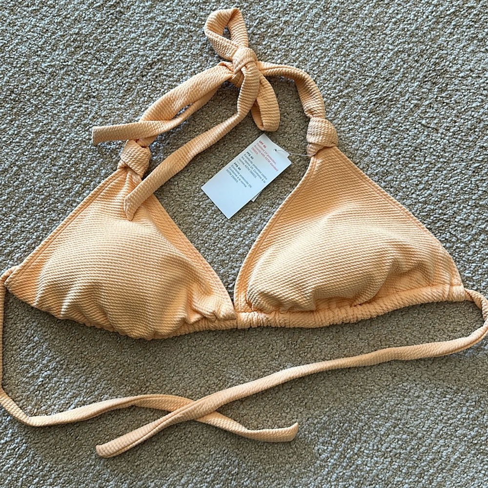 Old Navy Light Orange Swim Top size XL